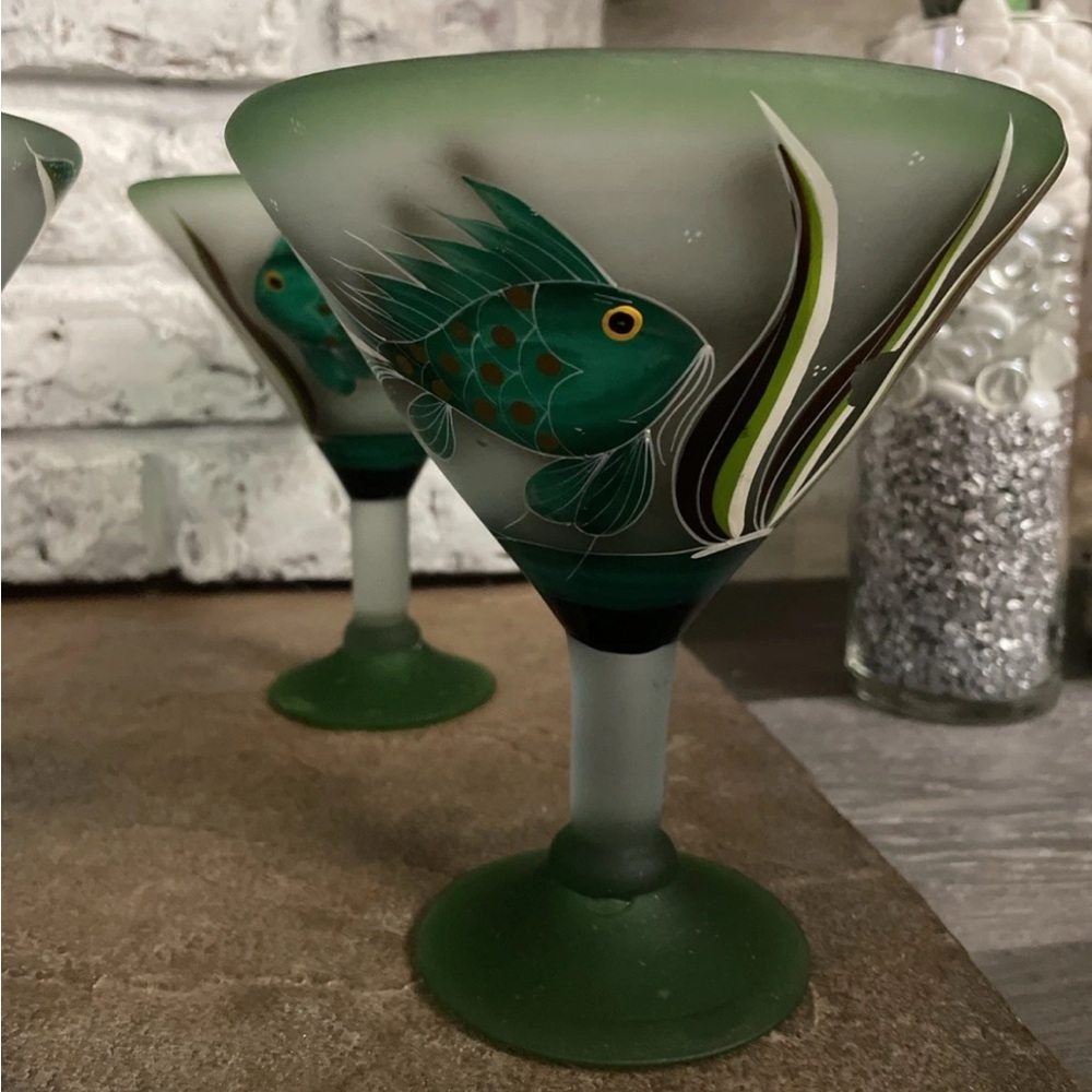 Margarita Martini glasses set of 3